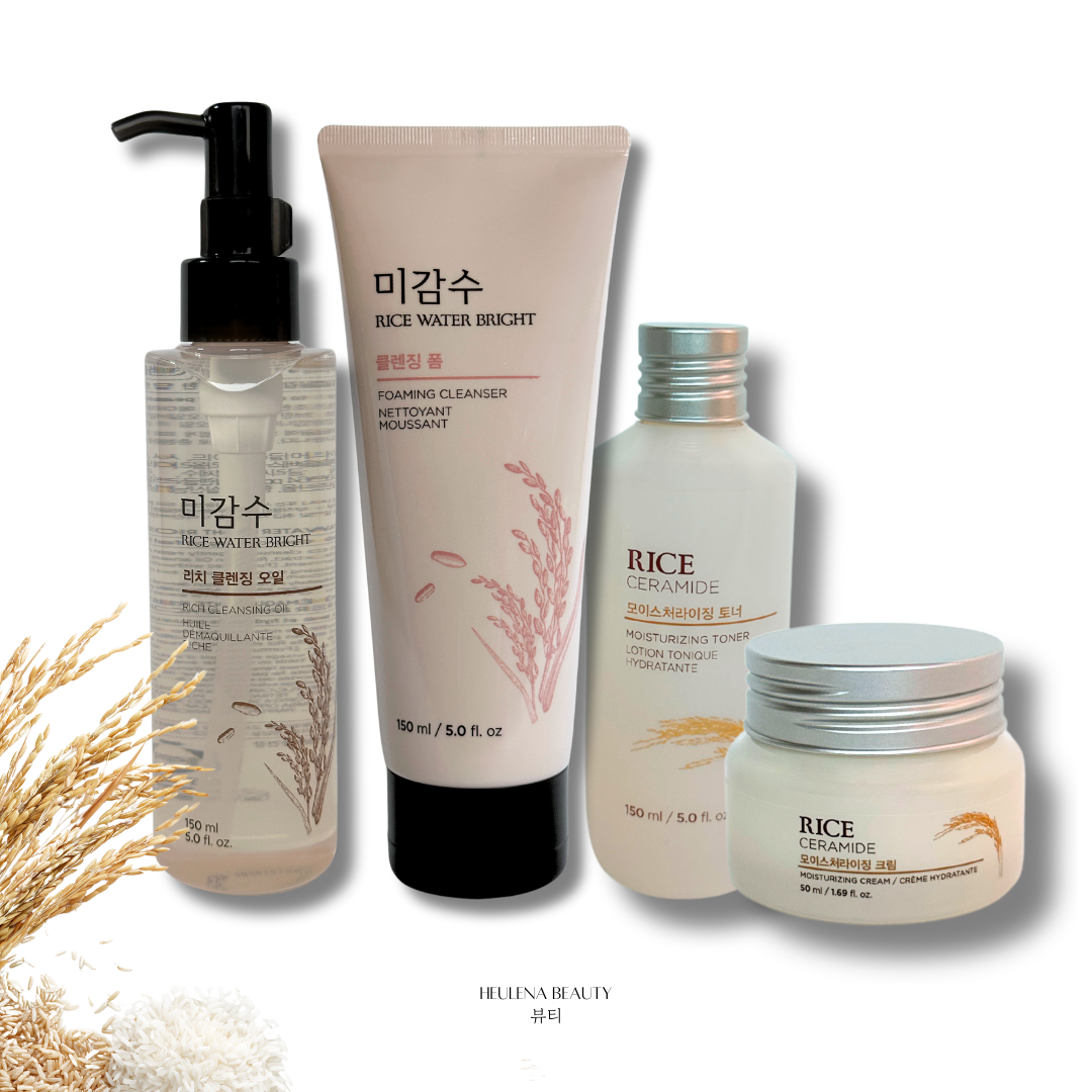 Combo Rice Ritual de THE FACE SHOP: una rutina completa de luminosidad y nutrición