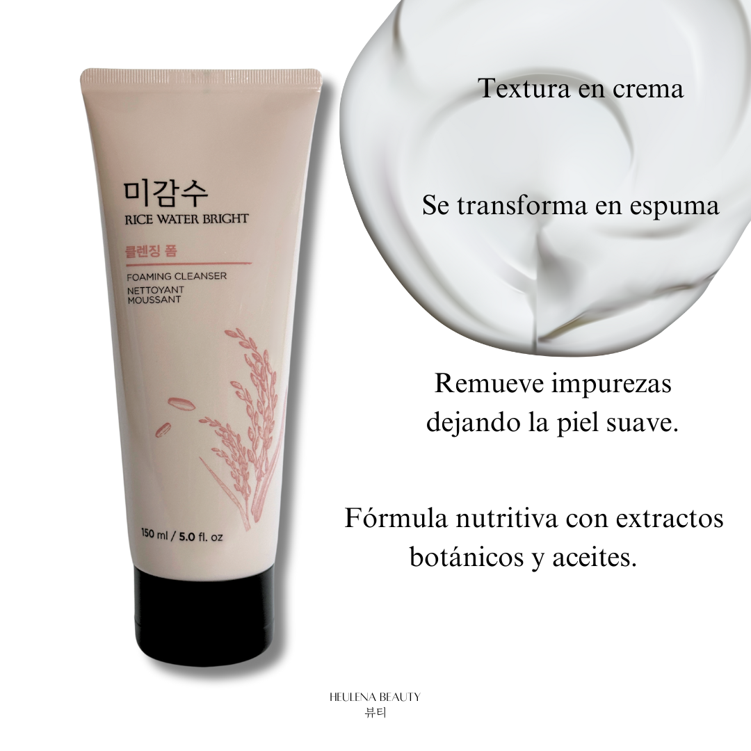 Combo Rice Ritual de THE FACE SHOP: una rutina completa de luminosidad y nutrición