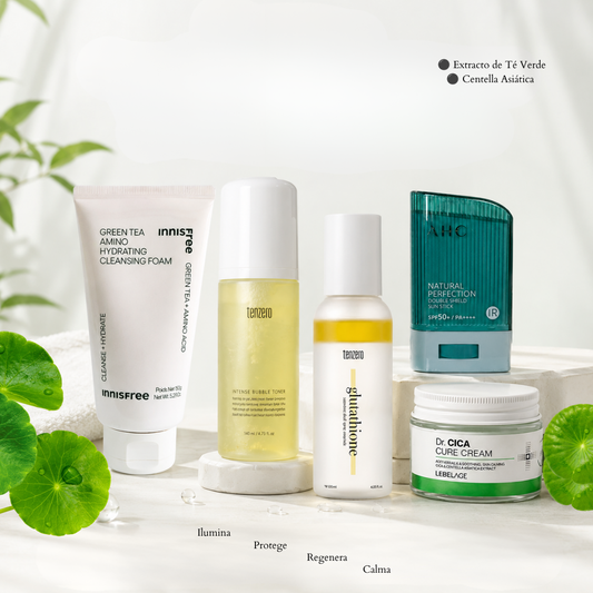 Inspirado en Corea, Rejuvece tu piel en dos pasos : Hidratación y Luminosidad | ideal para pieles resecas,sensibles y maduras.